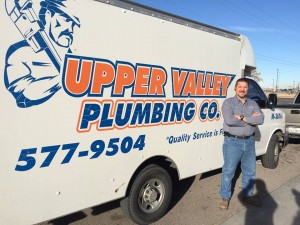 upper Valley plumbing co. using Breezeworks Software